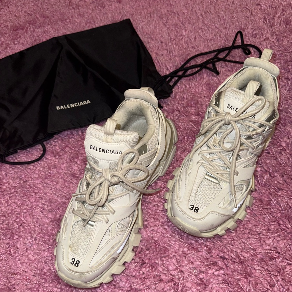 Balenciaga White track Sneakers